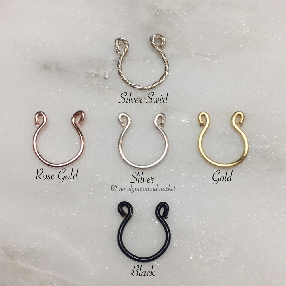 Fake Septum Rings