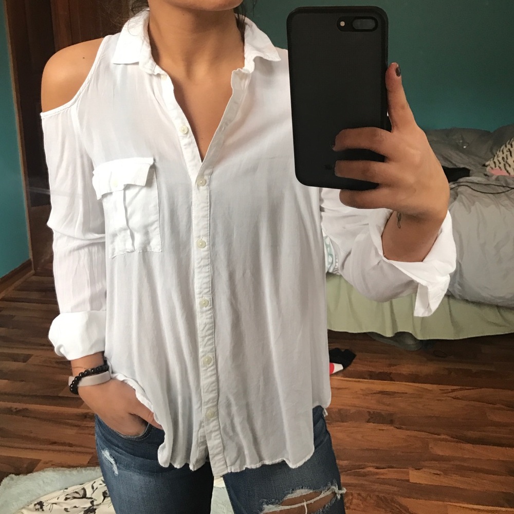 White Button-Up