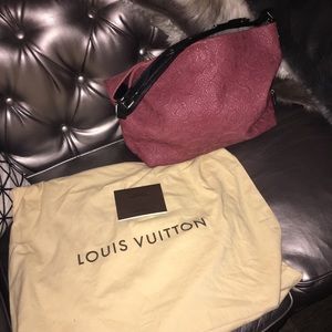 Burgundy Louis Vuitton shoulder bag