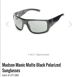 Madson Manic black polarized sunglasses