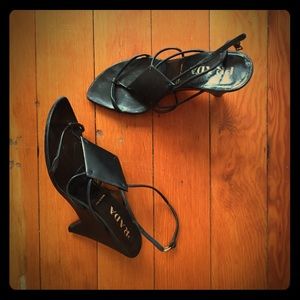 Strappy Prada heels Eur 37/US 7