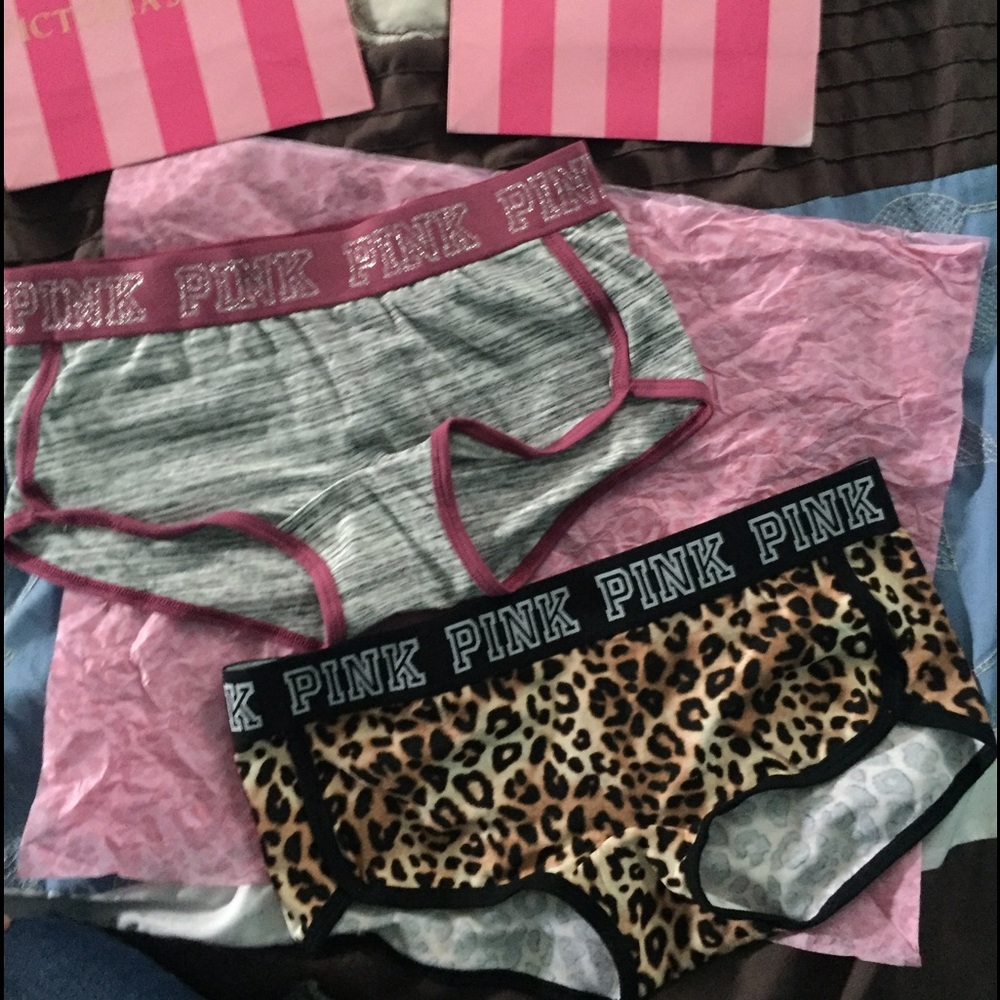 *NWT VS PINK BOY SHORTS *