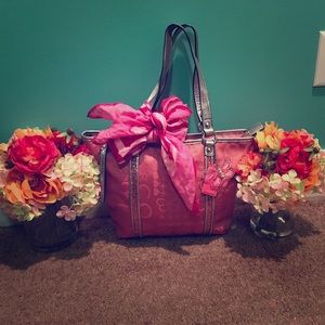 Coach Pink Shoulder Bag