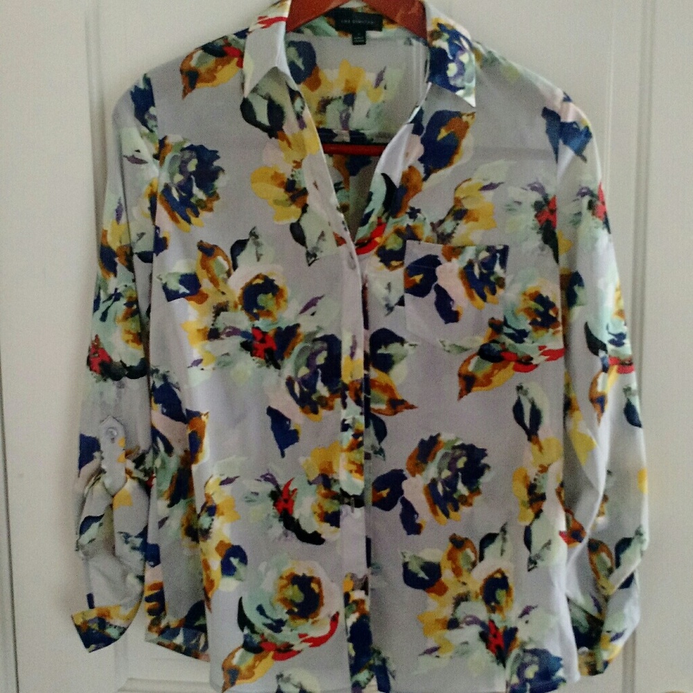 Floral The Limited Ashton Blouse