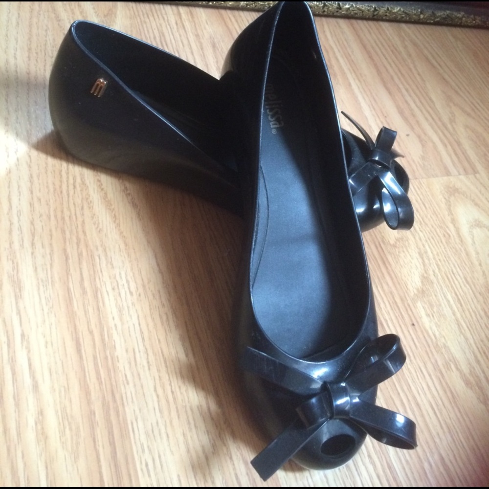 Melissa black flats