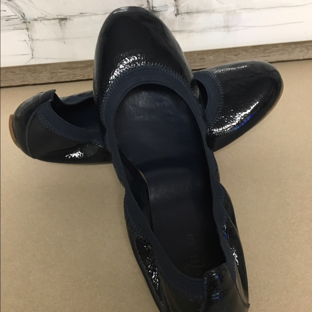 Cole Haan Navy Blue Patent leather flats