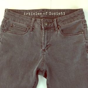 Sold- Articles of Society gray skinny jeans torn