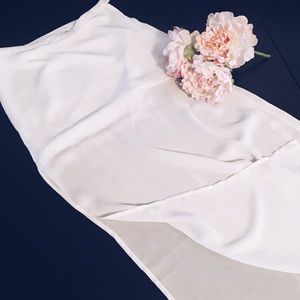 Chiffon Maxi Skirt with mini skirt lining inside