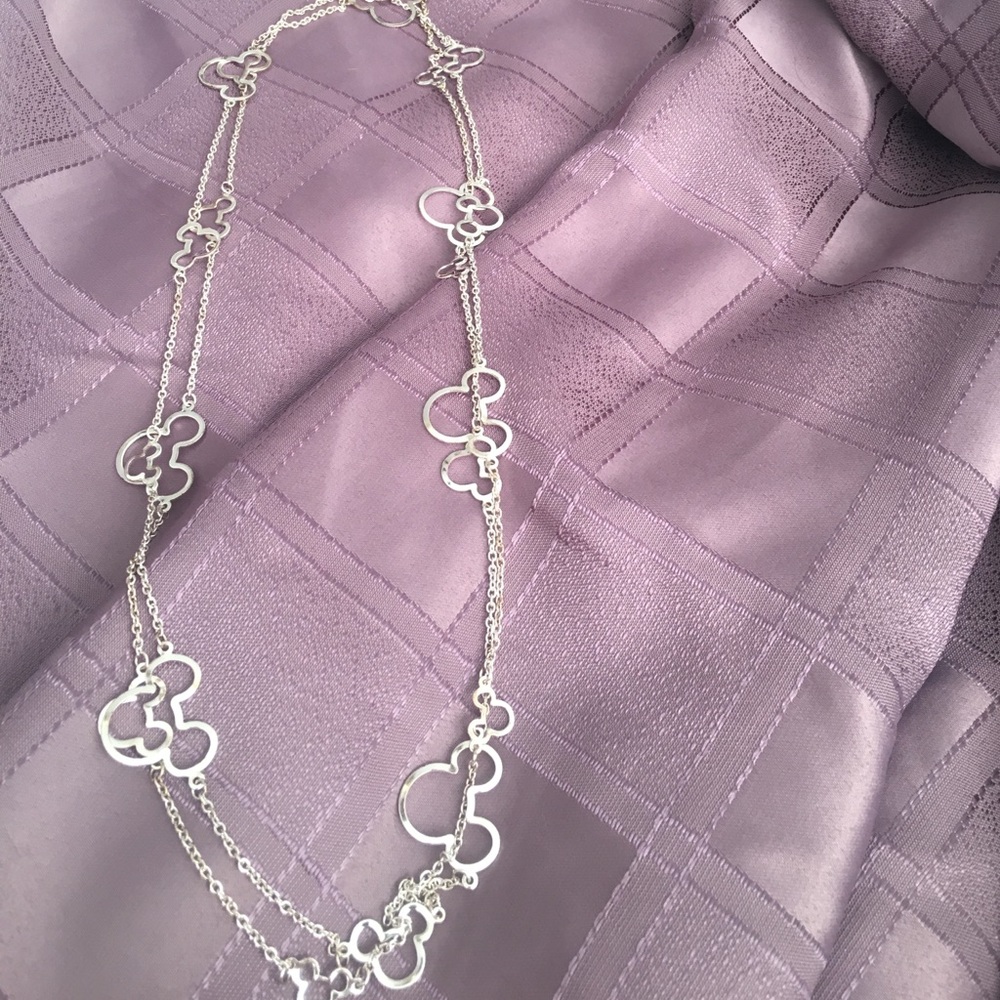 Long Disney Silver necklace