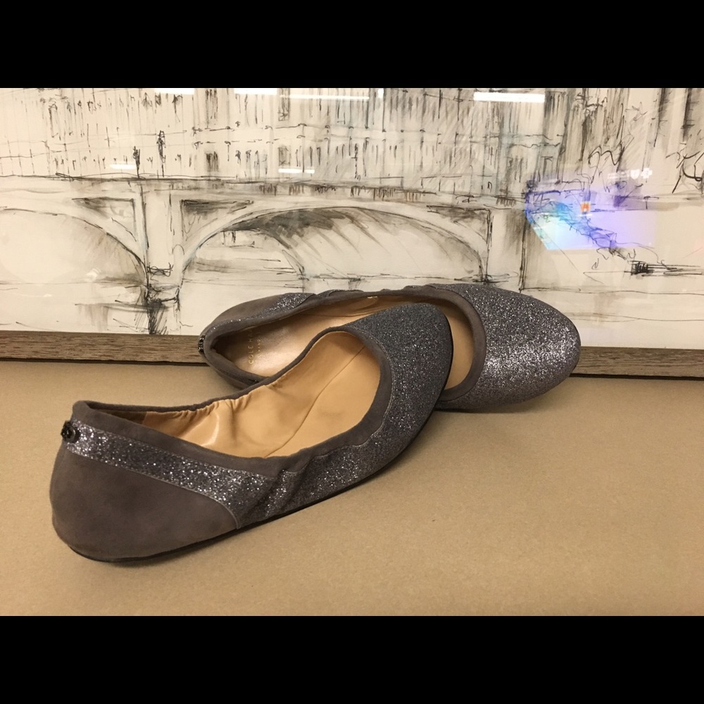 Sparkly Cole Haan ballet flats