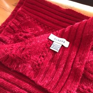 Red 💯 Cashmere Scarf