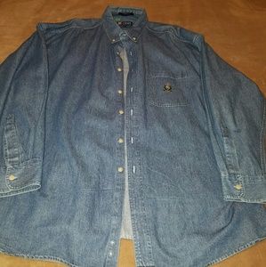 Men's Ralph Lauren Chaps Demin LS shirt XL