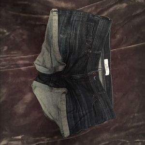 Hollister denim short shorts