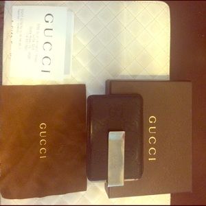 Gucci signature money clip