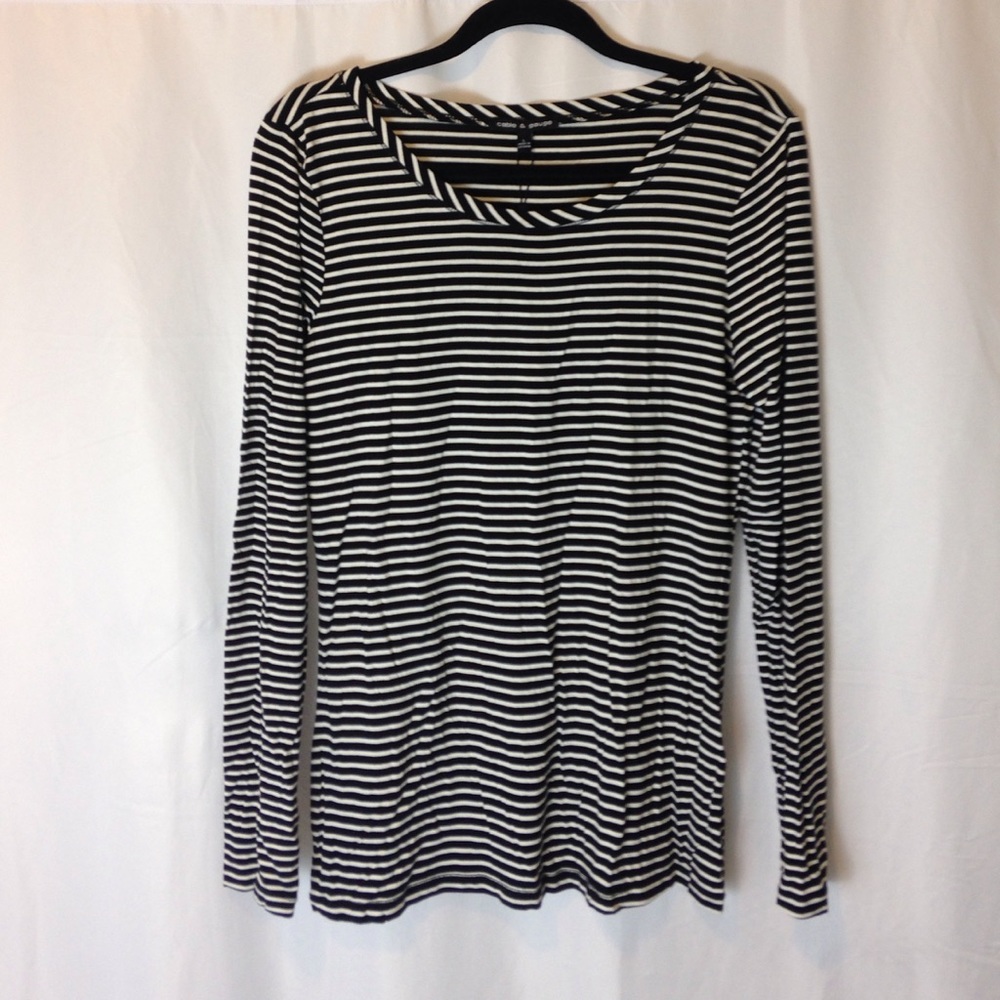 Black and White stripped long sleeve shirt