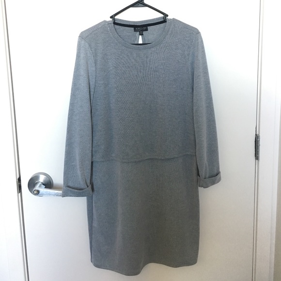 Topshop striped dress with slit back - Picture 3 of 8