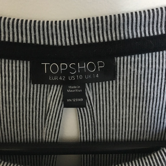 Topshop striped dress with slit back - Picture 5 of 8