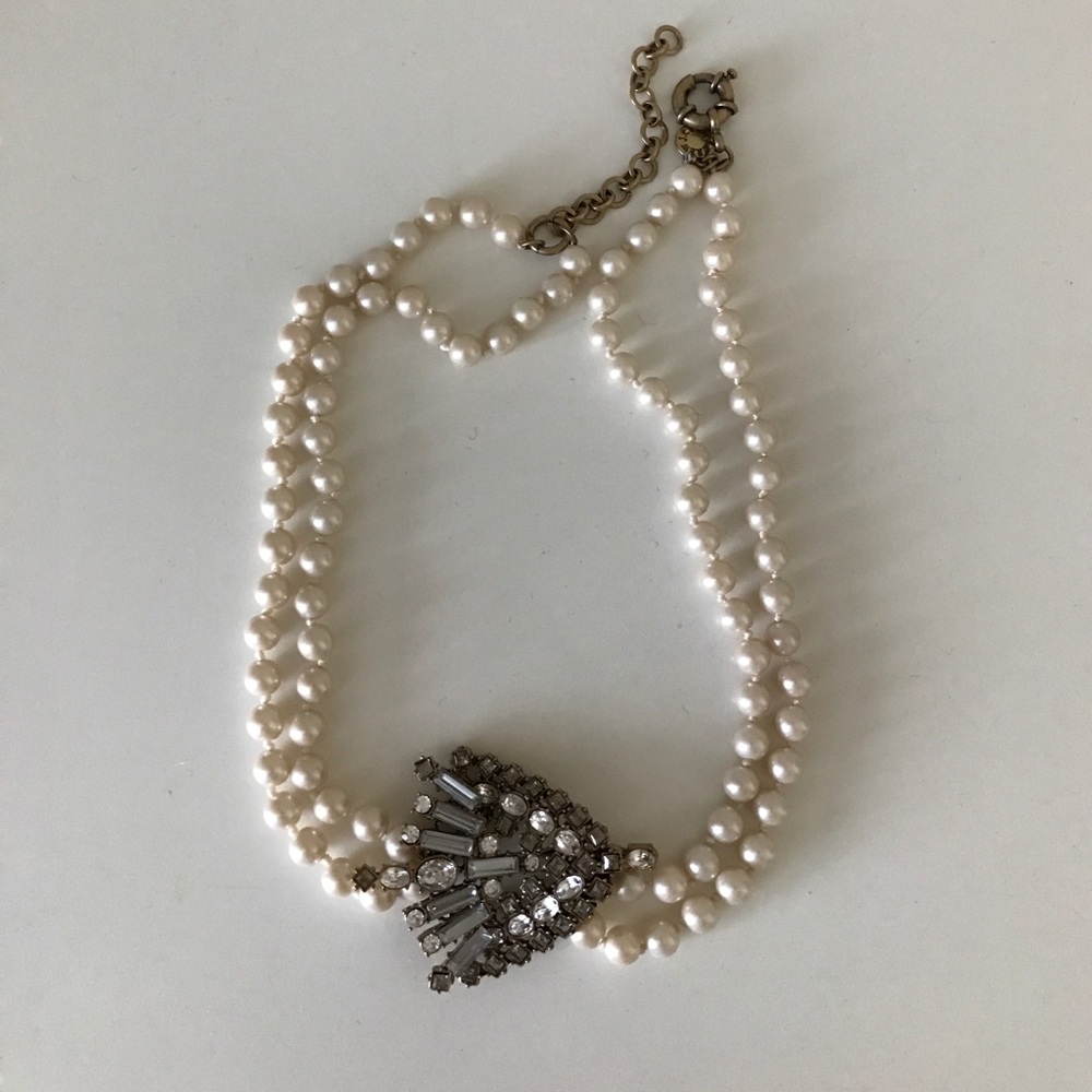 Jcrew faux pearl necklace