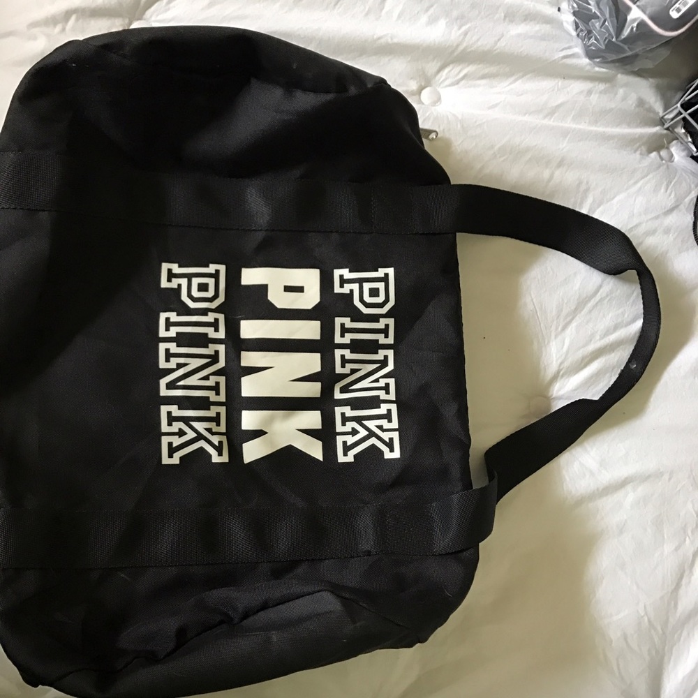 Pink Victoria Secret gym bag