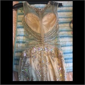 Sherri hill beaded prom dress