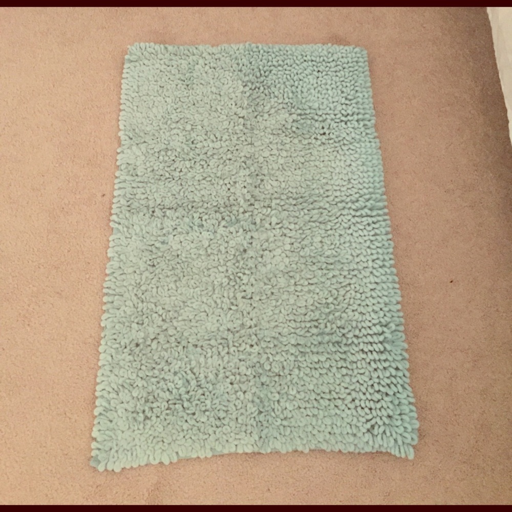 Blue Bathroom Rug