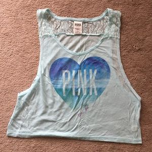 PINK Muscle crop top