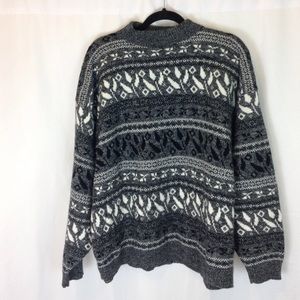 Retro chunky sweater