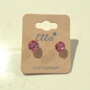Pink Gemstone Earrings