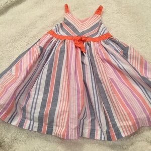 Striped sun dress - 3T