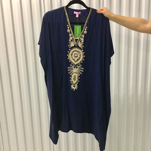 Lilly Pulitzer Dresses - SALE 🎉 Lilly Pulitzer Chai Caftan In True Navy Lilly Pulitzer Dresses - SALE 🎉 Lilly Pulitzer Chai Caftan In True Navy