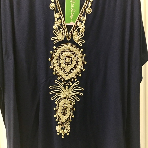 Lilly Pulitzer Dresses - SALE 🎉 Lilly Pulitzer Chai Caftan In True Navy Lilly Pulitzer Dresses - SALE 🎉 Lilly Pulitzer Chai Caftan In True Navy