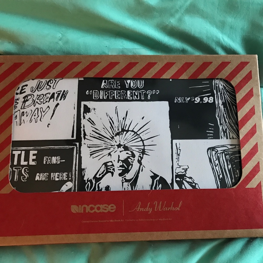 Black and white Andy Warhol MacBook Air 11" Case
