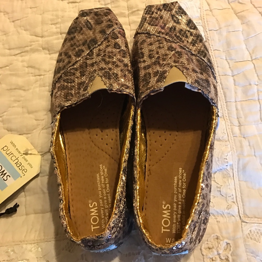 Leopard sequin Toms