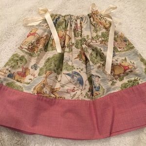 Handmade pillowcase dress. Winnie the Pooh print