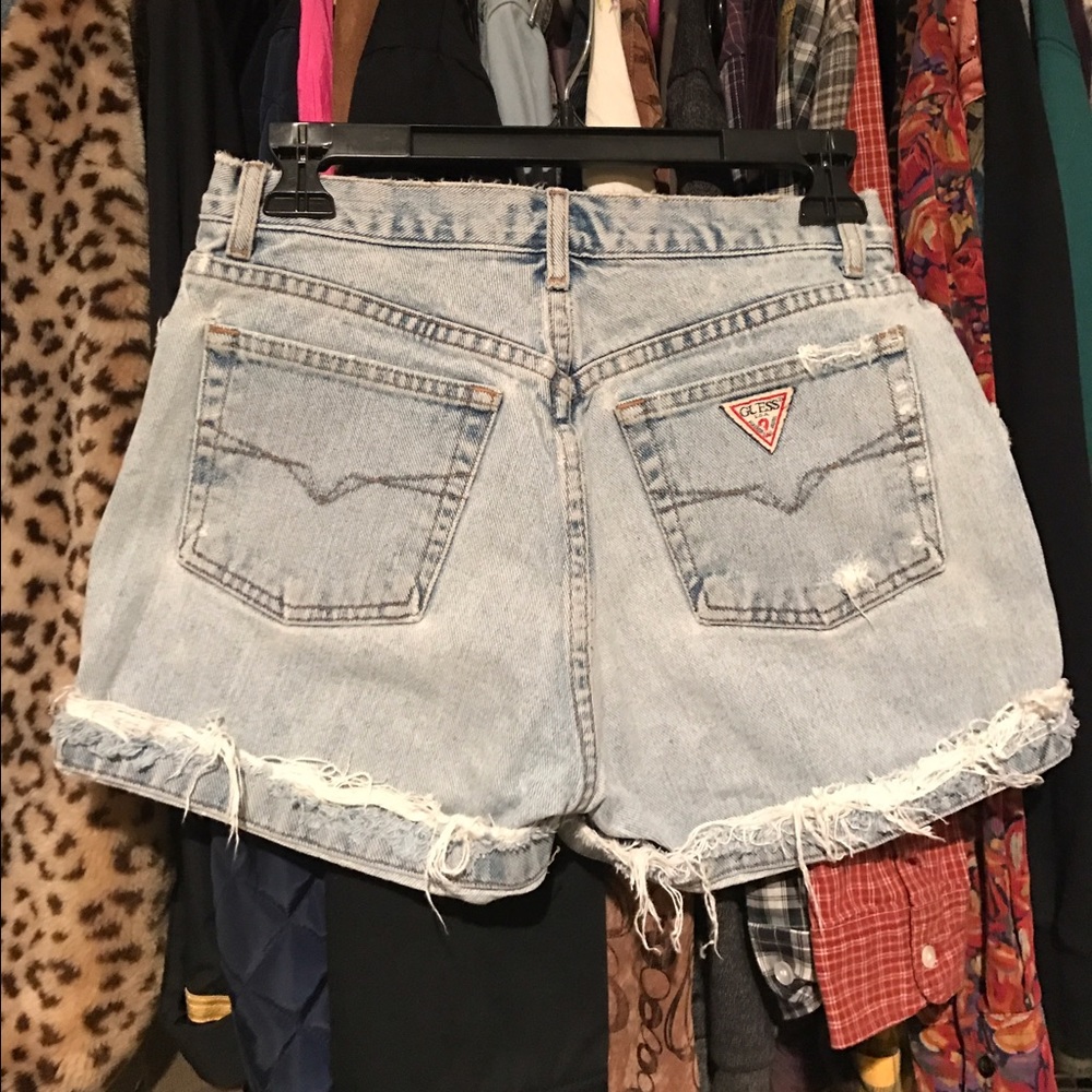 Vintage guess high waisted shorts