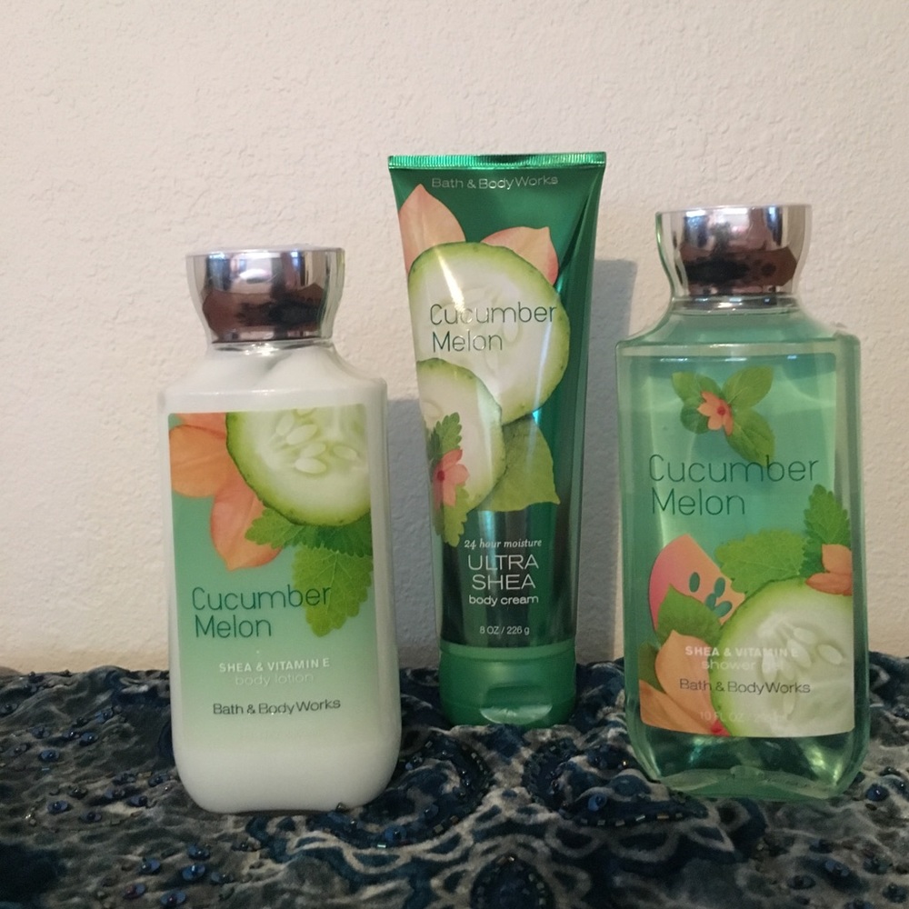 🍉Cucumber Melon skin care trio🌿