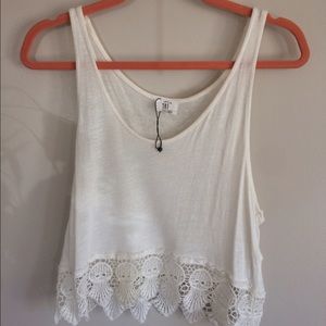 Zara cropped crochet top