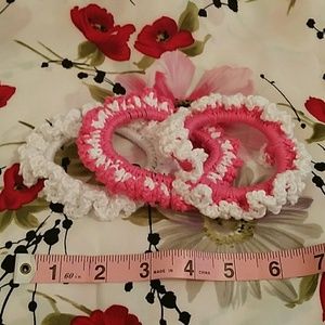 Beautiful Crocheted Cotton Scrunchie Set!!
