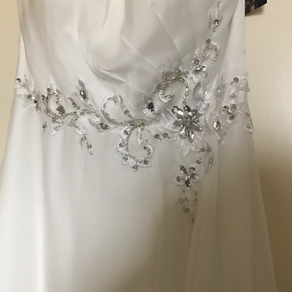 A beautiful white gown!
