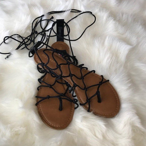 NWT Madden Girl lace up Sandal - Picture 6 of 7