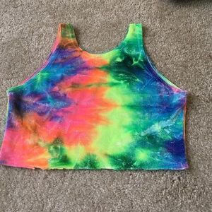 Beautiful multi color crop top!