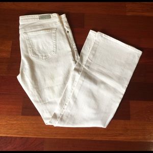 AG white jeans
