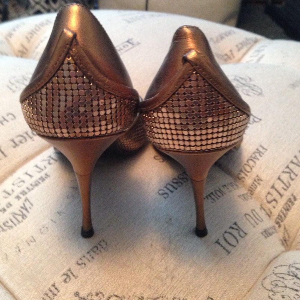 Steve Madden bronze heels size 7 - Picture 3 of 7