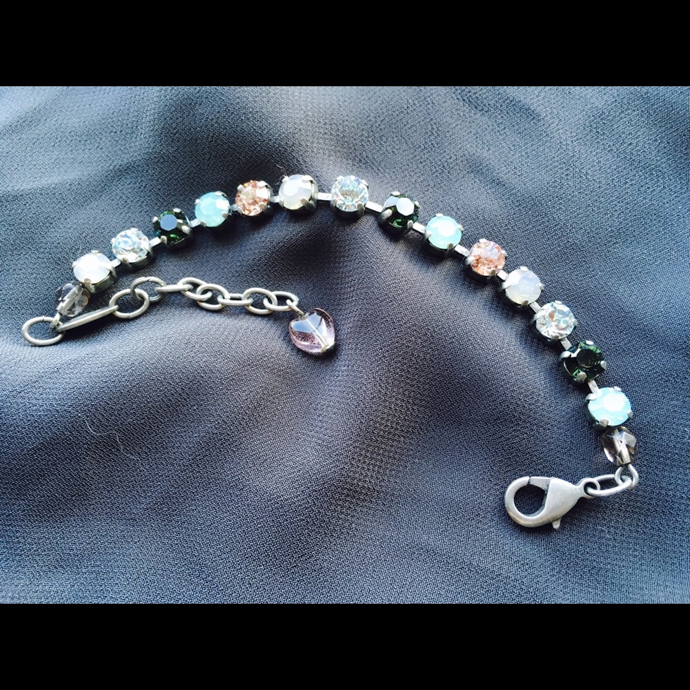 Pink and green Sabika bracelet