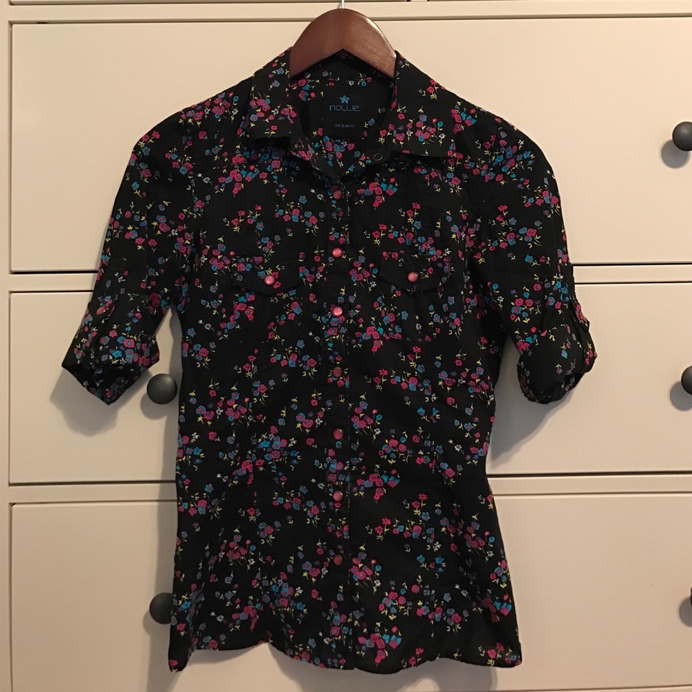 Floral Button Down