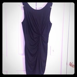 Black Twist Dress NWOT