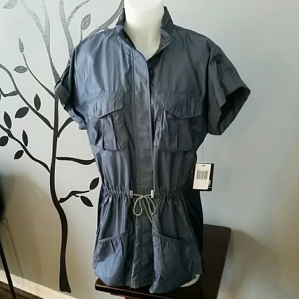 Woman's Steel Blue Lightweight Jacket - Sz. S