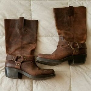 Mossimo Katherine Genuine Leather Engineer Boots