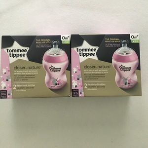 Brand new "tommee tippee" baby bottles