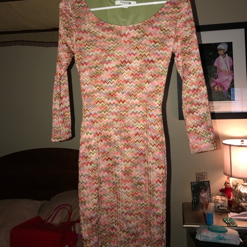 Forever 21 multi colored dress